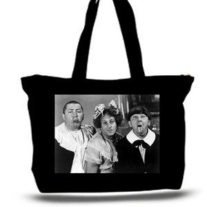 3 Three Stooges Comedy Tote Bag